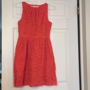 Max Studio coral pink dress size S